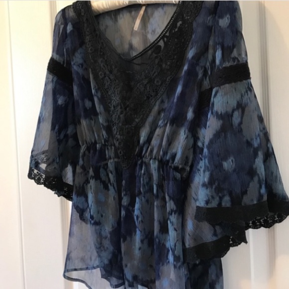 Free People Sheer Feminine Blouse - Picture 2 of 5